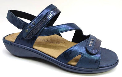 Ziera 'Beaux Sandal' - Navy-Navy Scratch