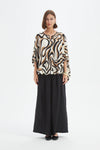 Tirelli '25A3729 Top' - Caramel Swirl