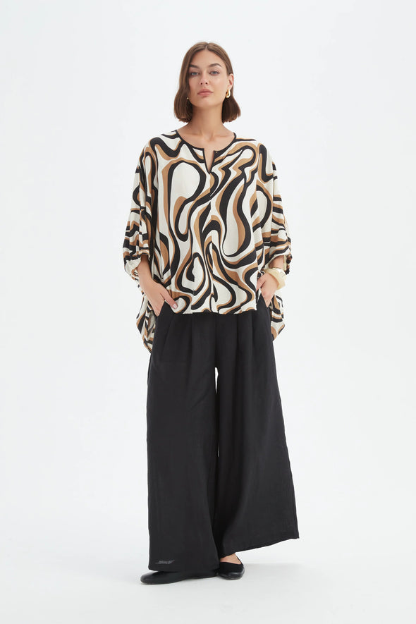 Tirelli '25A3729 Top' - Caramel Swirl