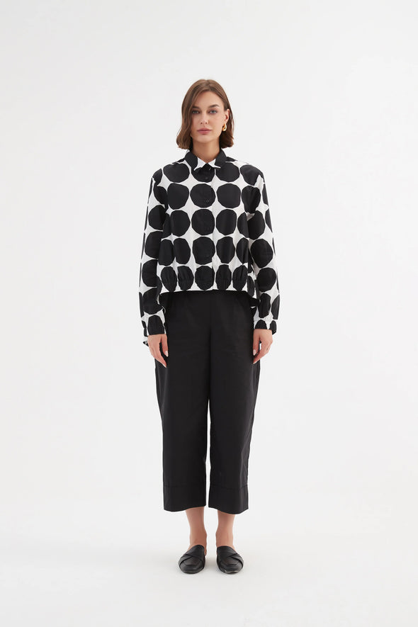 Tirelli '24S3371 Shirt' - Black Spot