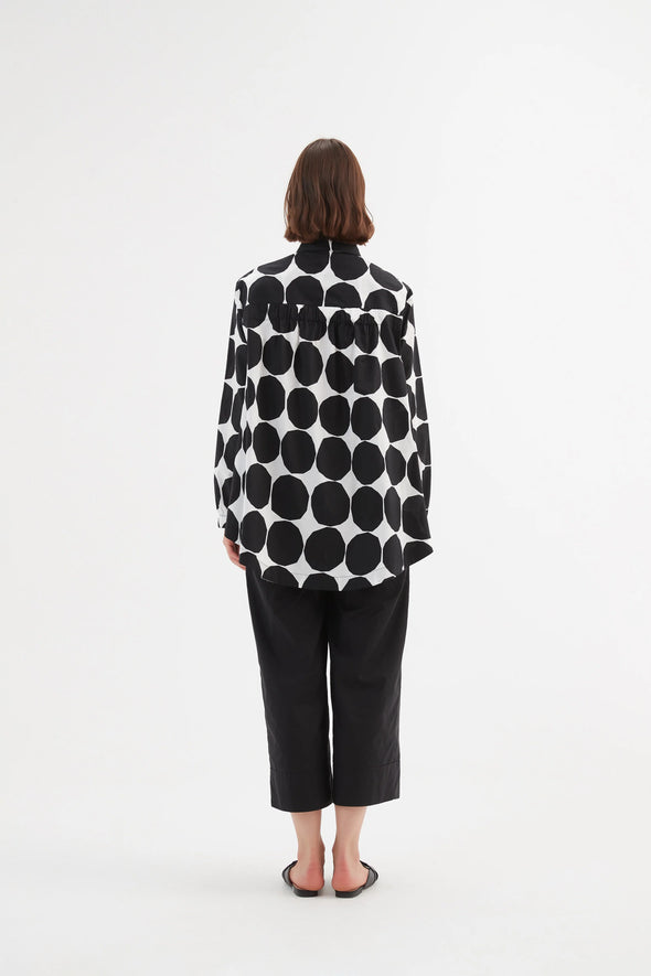 Tirelli '24S3371 Shirt' - Black Spot