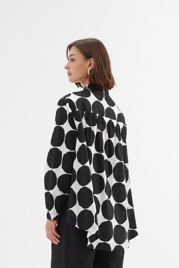 Tirelli '24S3371 Shirt' - Black Spot