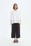 Tirelli '25S3738 Shirt Tiered Front' - White