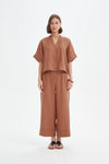 Tirelli '25A3710 Shirt' - Cedar
