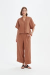 Tirelli '25A3710 Shirt' - Cedar