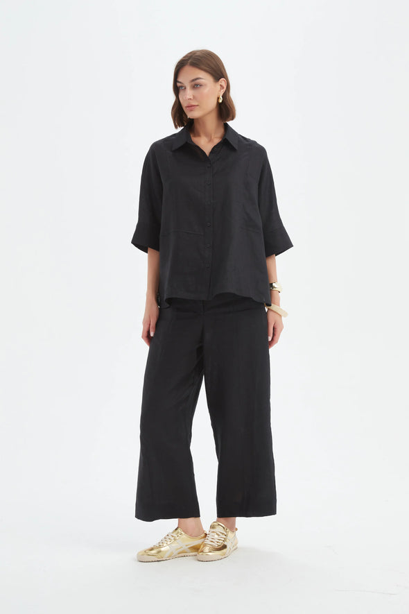 Tirelli '25A3714 Shirt' - Black