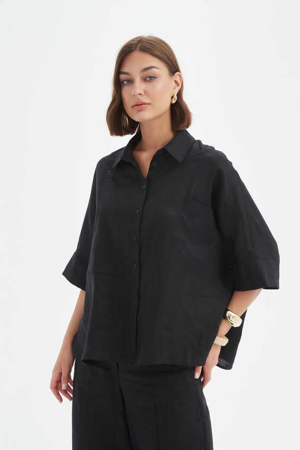 Tirelli '25A3714 Shirt' - Black