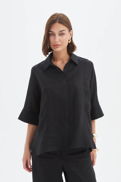 Tirelli '25A3714 Shirt' - Black