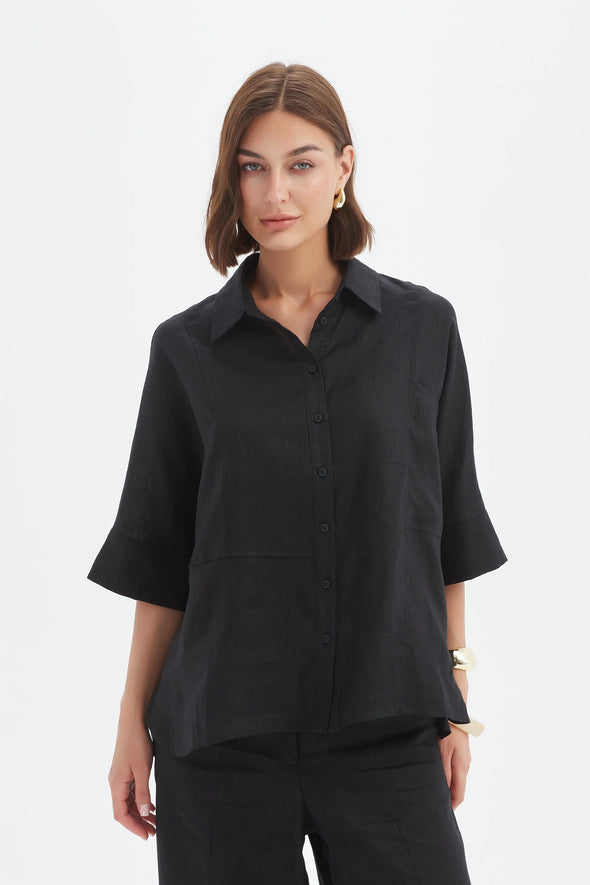 Tirelli '25A3714 Shirt' - Black