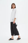 Tirelli '25S3738 Shirt Tiered Front' - White