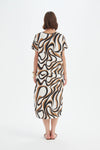 Tirelli '25D3723 Dress' - Caramel Swirl