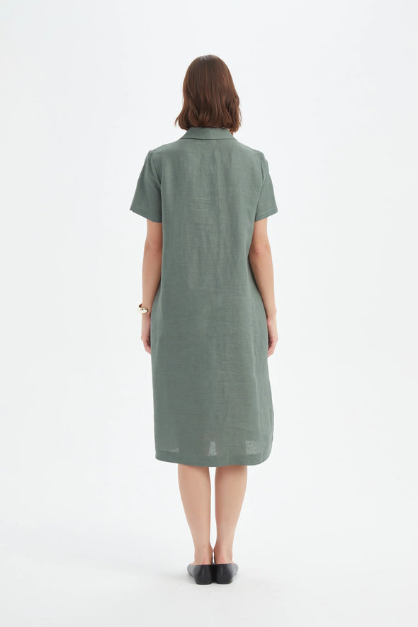 Tirelli '25D3712 Dress' - Petrol