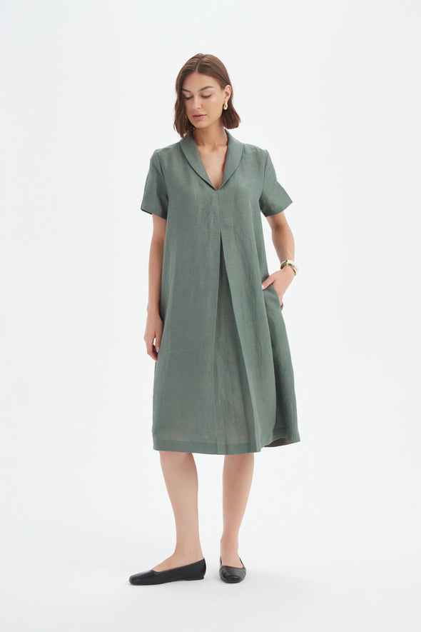 Tirelli '25D3712 Dress' - Petrol