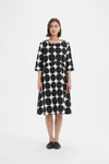 Tirelli '24D3522 Dress' - Black White Spot