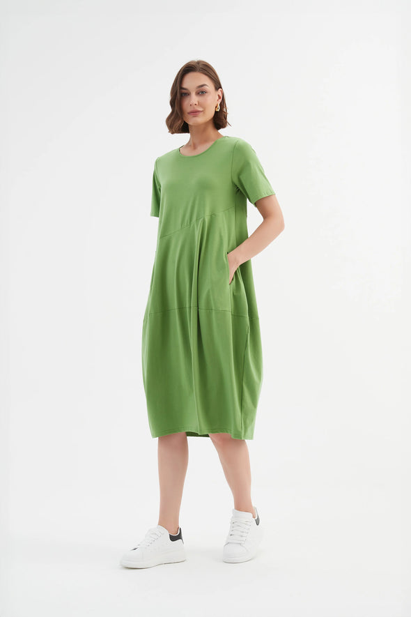 Tirelli '24D3510 Dress' - Spring Green