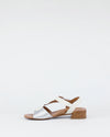 Bay Lane 'Dune Sandal' - Ice/Silver