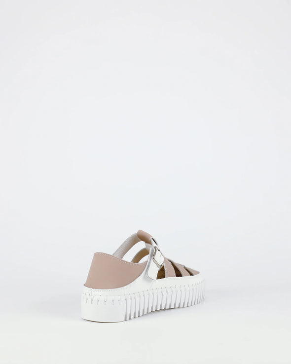 Bay Lane 'Maisy' - Nude/White