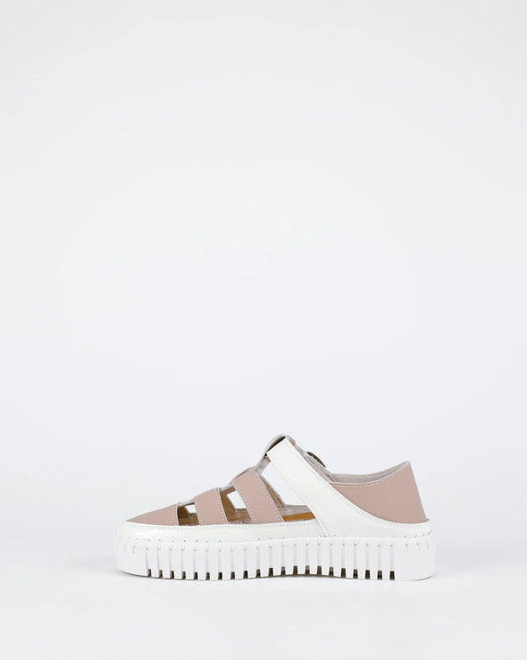 Bay Lane 'Maisy' - Nude/White