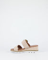Bay Lane 'Riverton Wedge Slide' - Natural Rafia