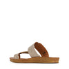 Los Cabos 'Bria Flat Toethong Slide' - Taupe