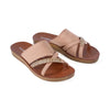 Los Cabos 'Bride Flat Slide' - Caramel Rafia