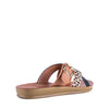 Los Cabos 'Brik Flat Slide' - Black Brandy Cheetah