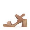 Los Cabos 'Burgos Platform Sandal'  - Caramel Rafia