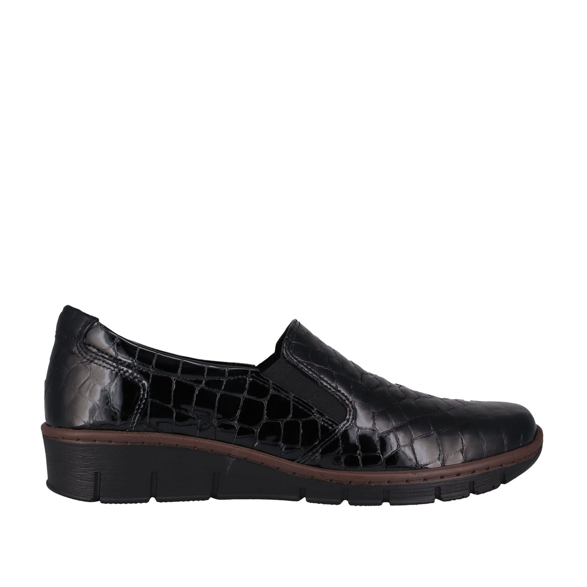 Cabello 'CP314-22 Casual Shoe' - Black Croc – Kendells