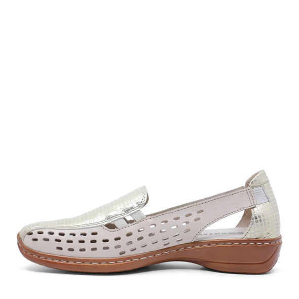 Cassini 'Moana Slip-On' - Egret Gold