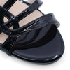 Clarice 'Bolty Dress Sandal' - Black Patent