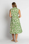 Ibisa 'Rochester Midi Dress' - Forest