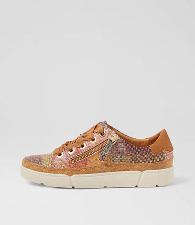 Django & Juliette 'Torayne Lace-Up' - Autumn Multi