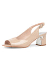 Django & Juliette 'Jianas Sling Back Heel' - Cafe Patent