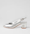 Django & Juliette 'Jianas Sling Back Heel' - Silver