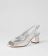 Django & Juliette 'Jianas Sling Back Heel' - Silver