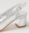 Django & Juliette 'Jianas Sling Back Heel' - Silver