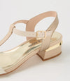 Django & Juliette 'Taner Sandal' - Neutral Patent Muti