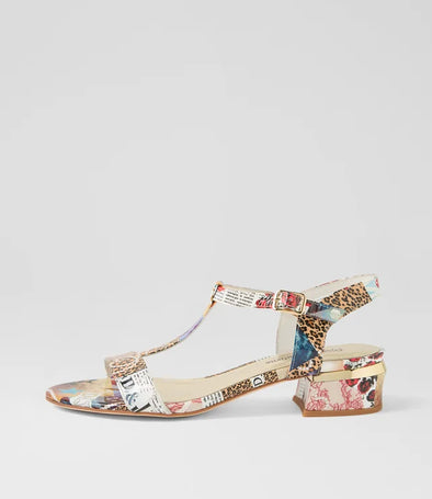 Django & Juliette 'Taner Sandal' - Collage print