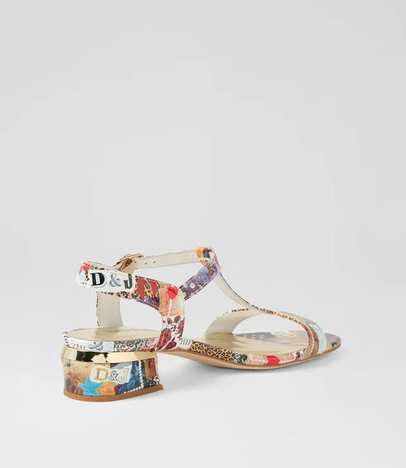 Django & Juliette 'Taner Sandal' - Collage print