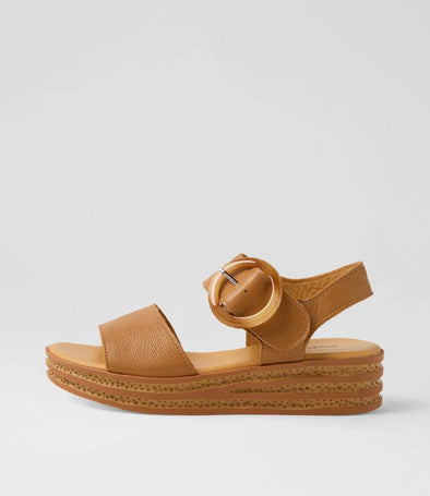 Django & Juliette 'Cubbie Sandal' - Dark Tan