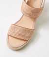 Django & Juliette 'Pivey Wedge Sandal' - Coffee Natural