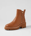 Django & Juliette 'Waizey Ankle Boot' - Dark Tan