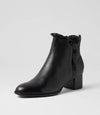 Django & Juliette 'Yebby Heeled Boot' - Black Black Heel