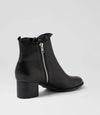 Django & Juliette 'Yebby Heeled Boot' - Black Black Heel