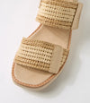 Django & Juliette 'Taylor Wedge Sandal' - Coffee-Natural