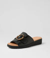 Django & Juliette 'Merials Low Wedge  Slide' - Black