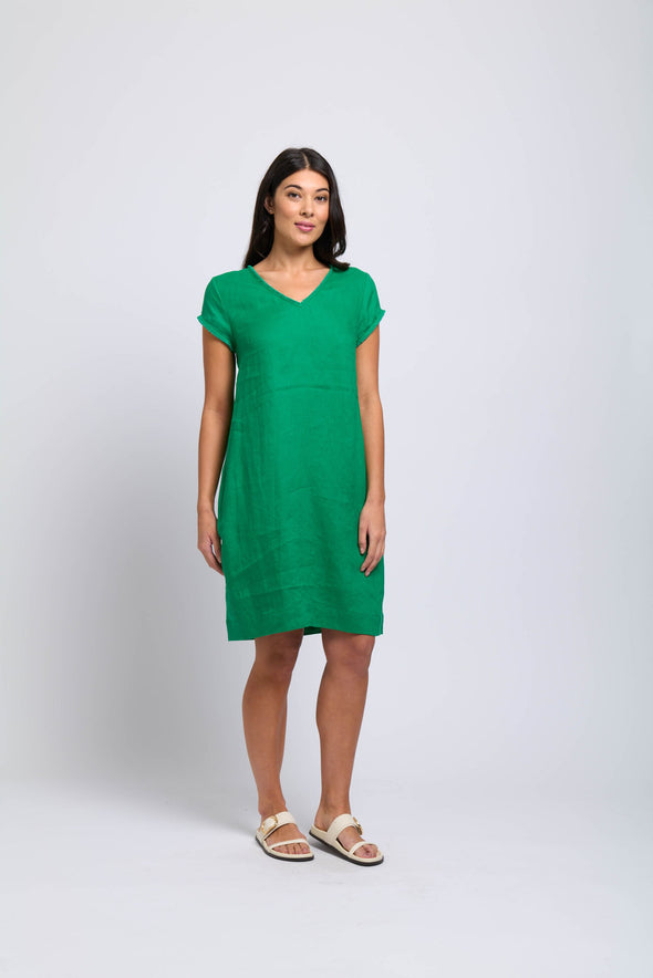 Foil '7907 Fringe Festival Dress' - Kelly Green