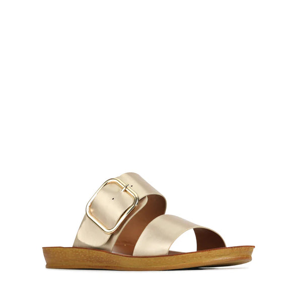 Los Cabos 'Doti Flat Slide' - Soft Gold