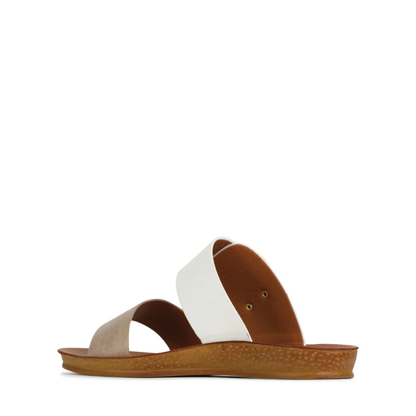 Los Cabos 'Doti Slide' - Taupe/White