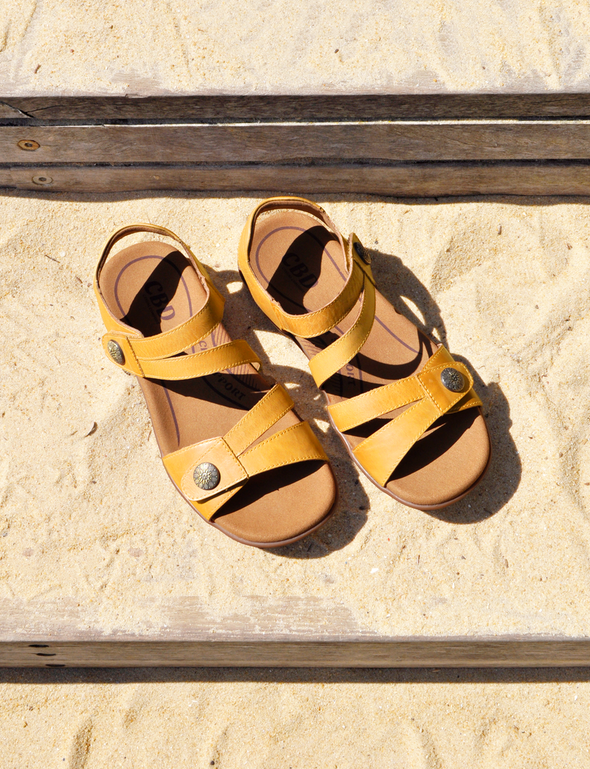 CBD 'Trophy Sandal'- Canola